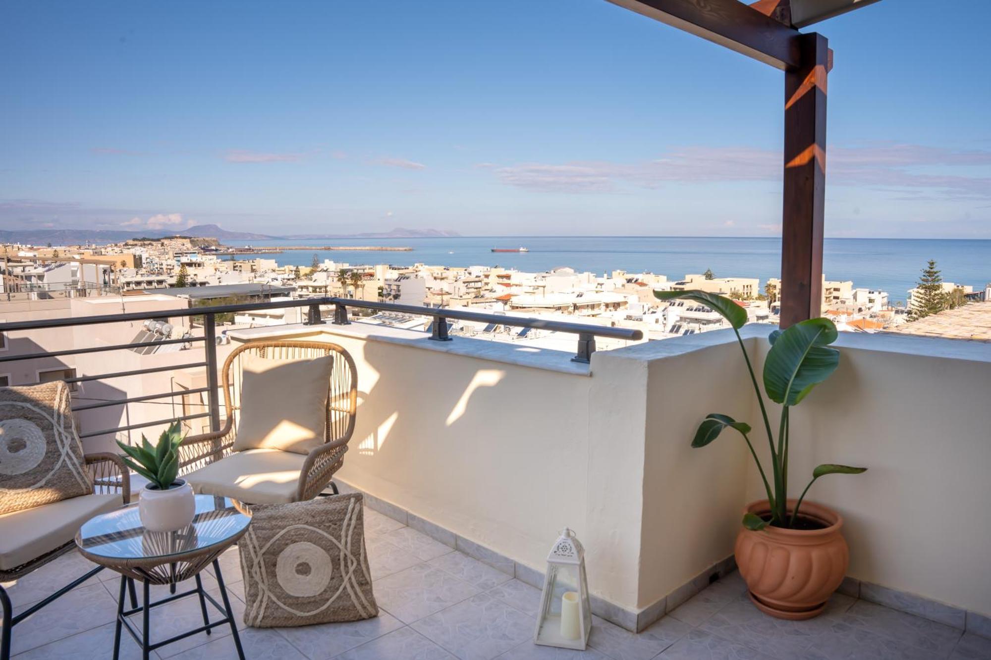 Michalis With Outdoor Jacuzzi Апартаменты