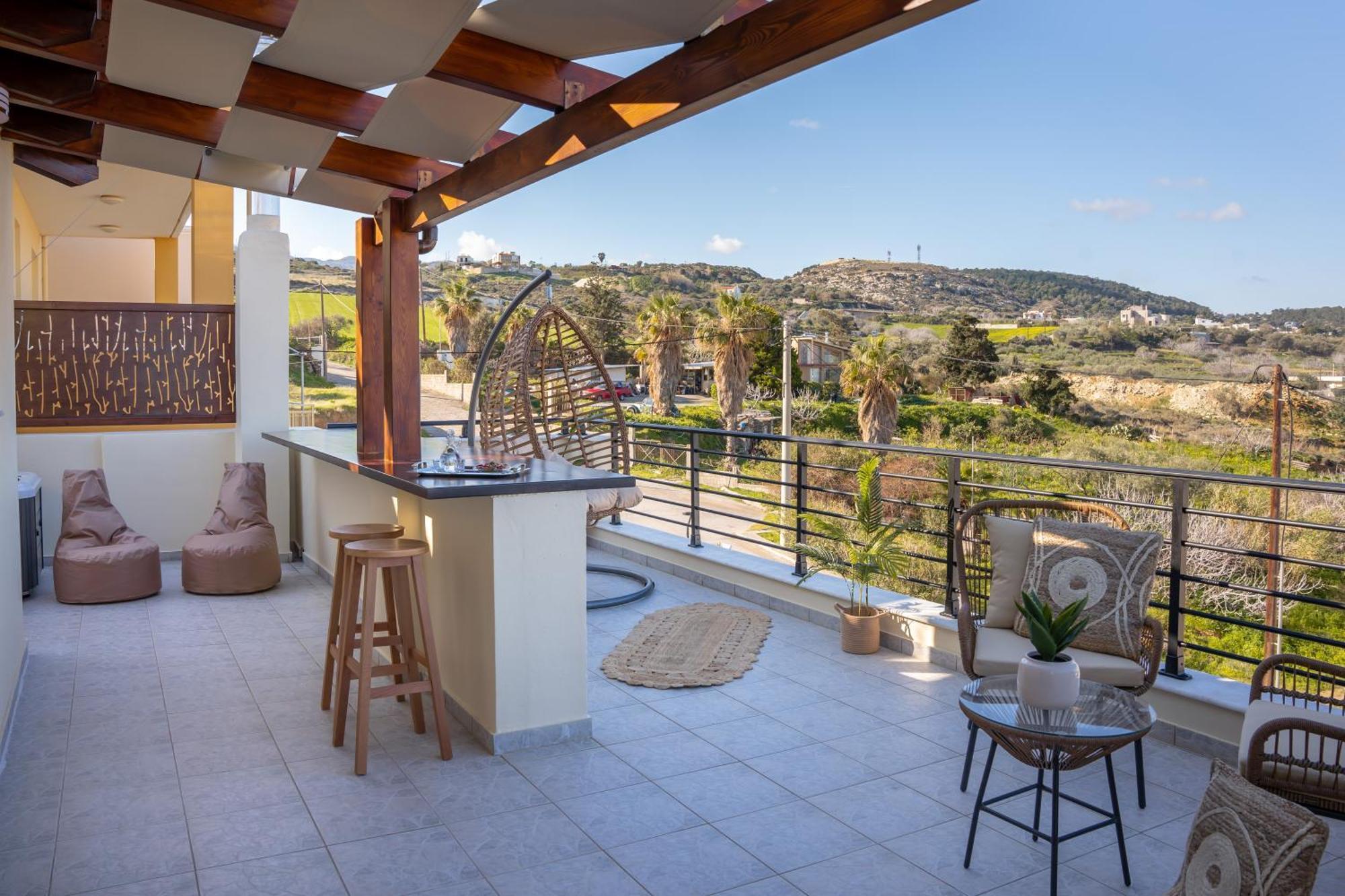Michalis With Outdoor Jacuzzi Apartment Rethymno (Crete)