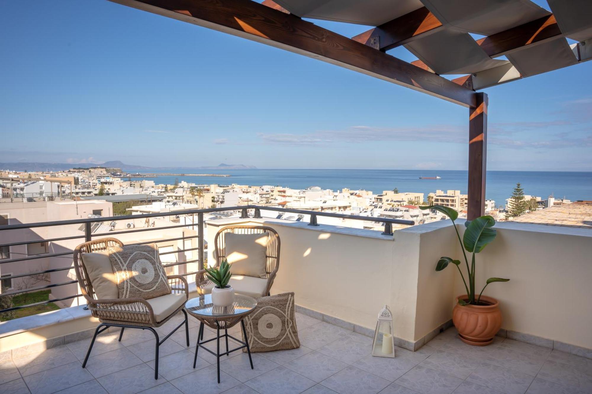 Michalis With Outdoor Jacuzzi Rethymno (Crete)